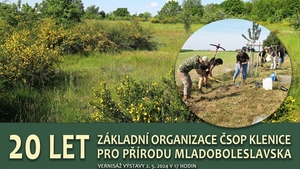 Příroda Mladoboleslavska. Výstava mapující činnost ochránců přírody Klenice za dvacet let jejich existence